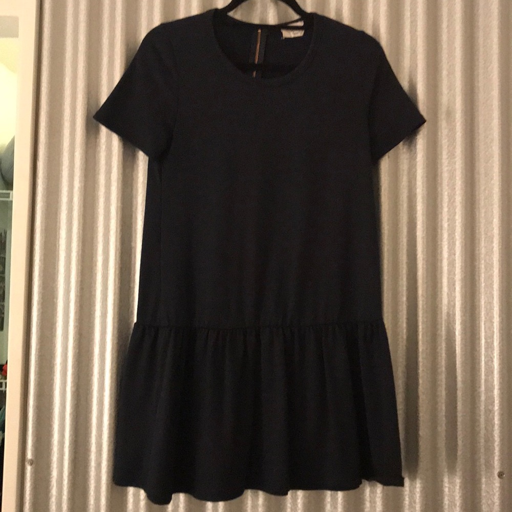 Navy Dropwaist Dress